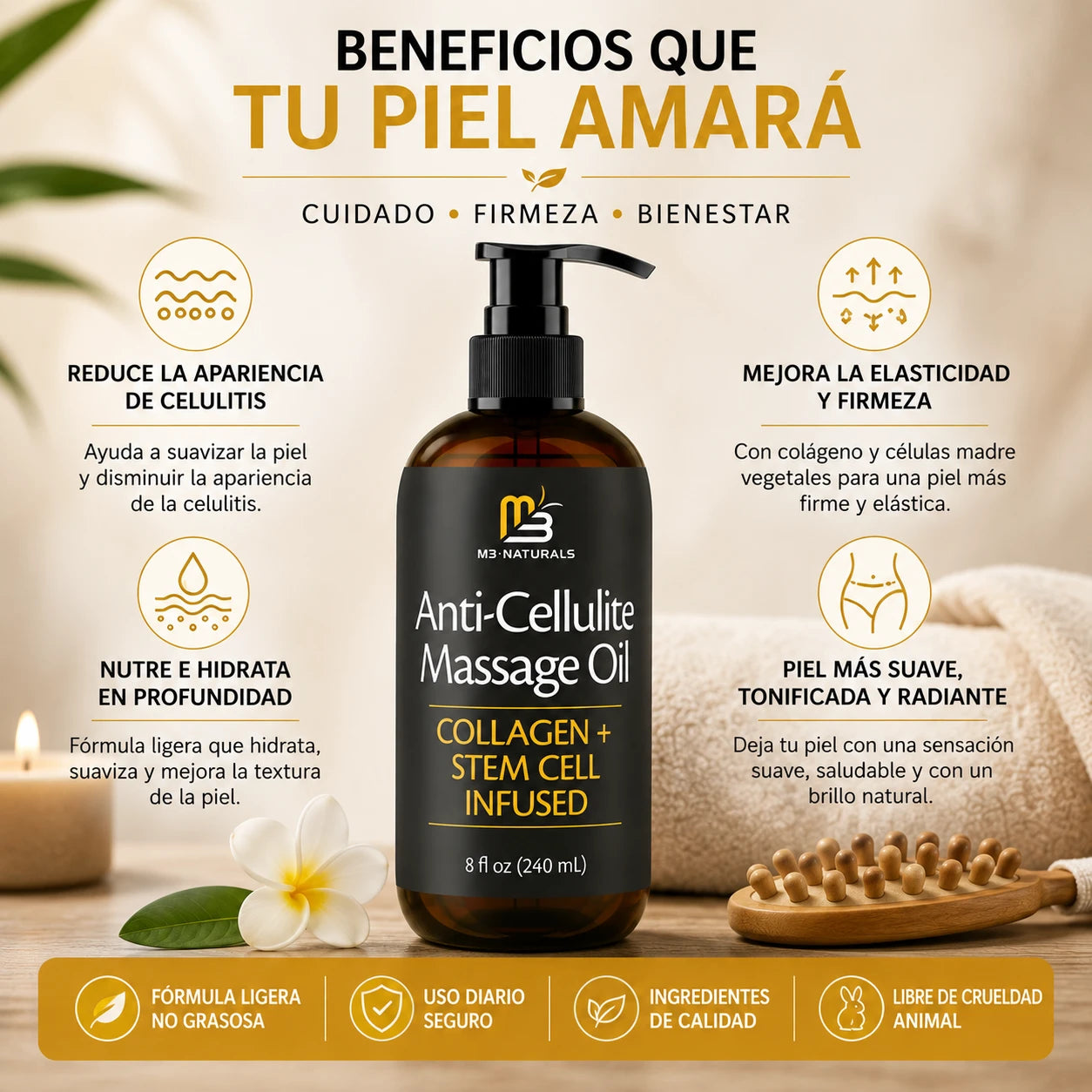 M3naturals Celulitis Oil Massage