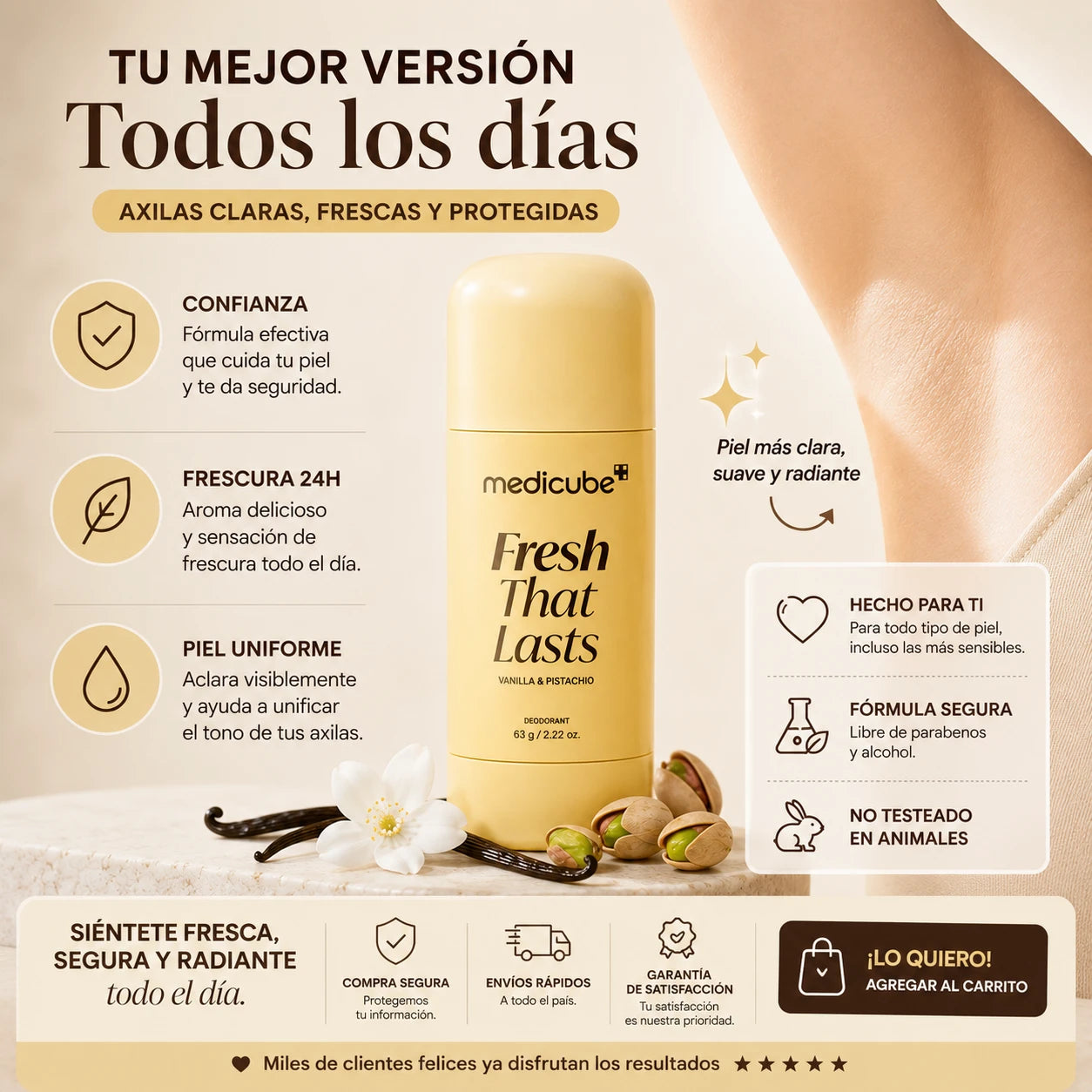 Medicube Desodorante Roll-on