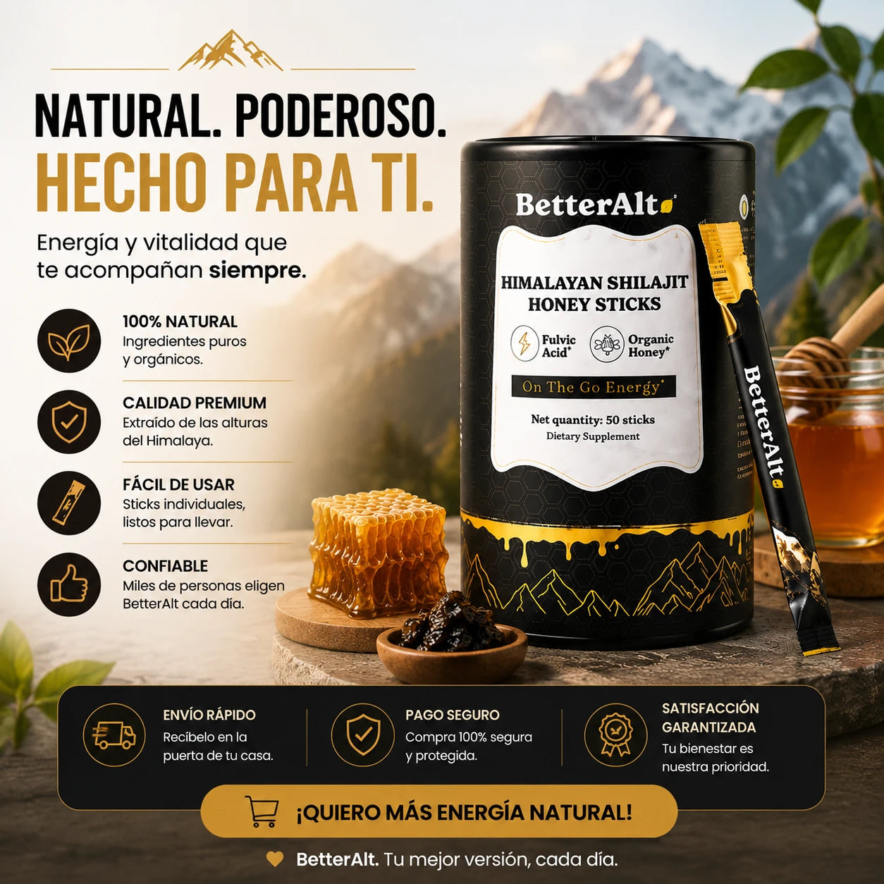 HIMALAYAN SHILAJIT HONEY STICK
