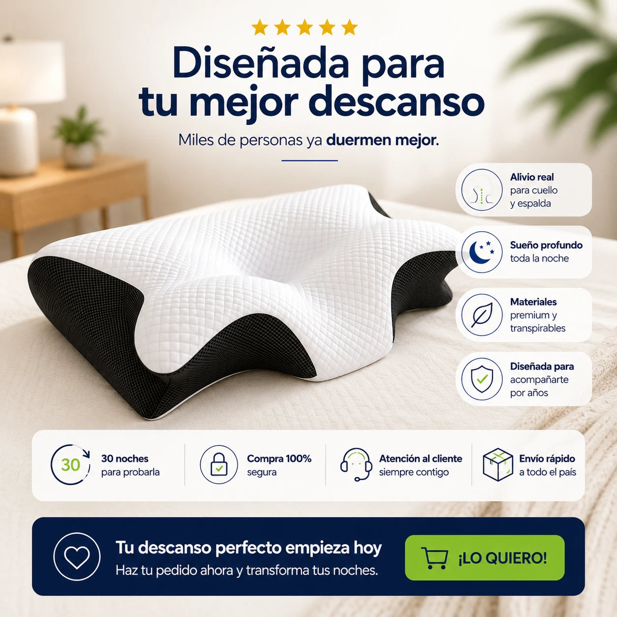 Almohada Cervical